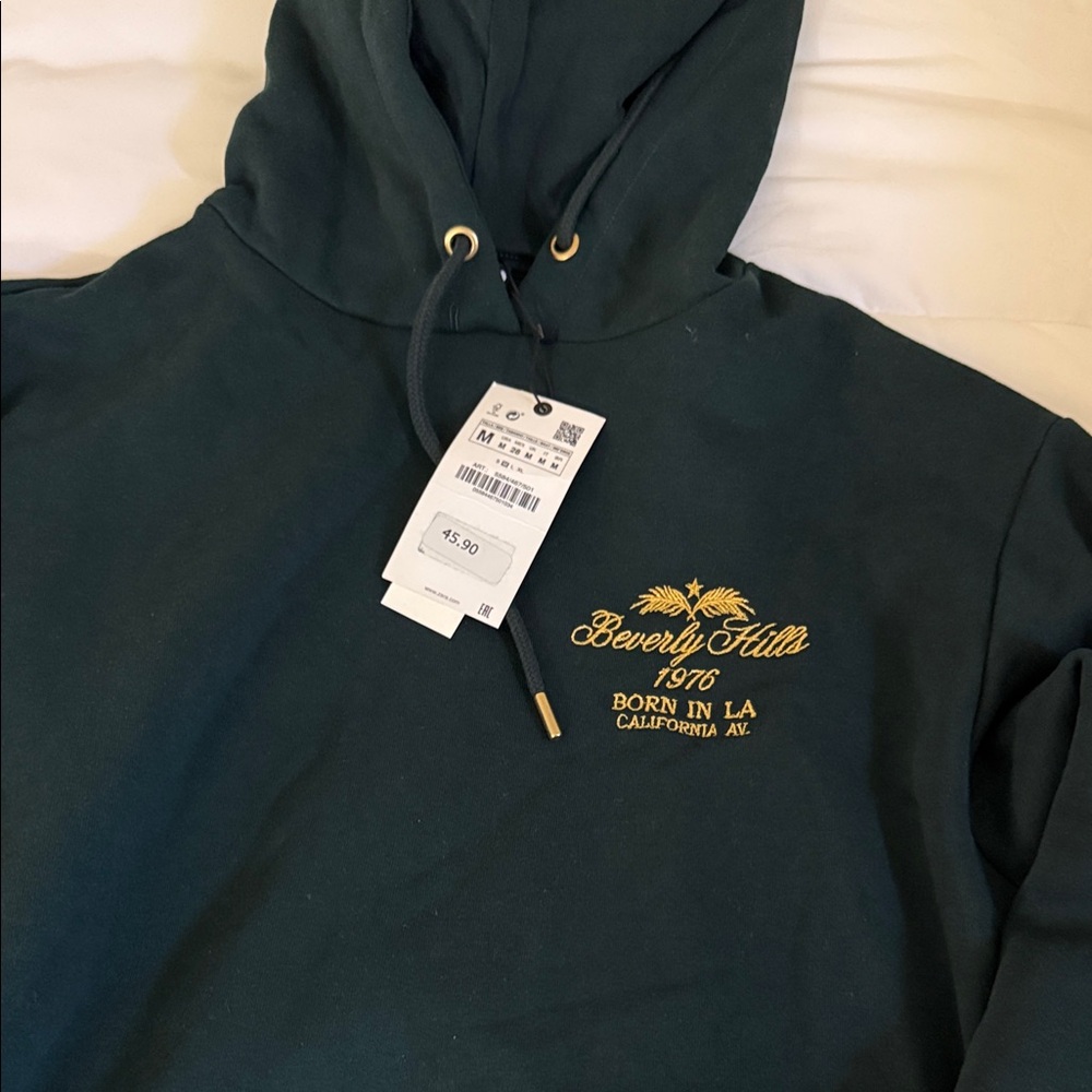 Zara Green Beverly Hills Hoodie